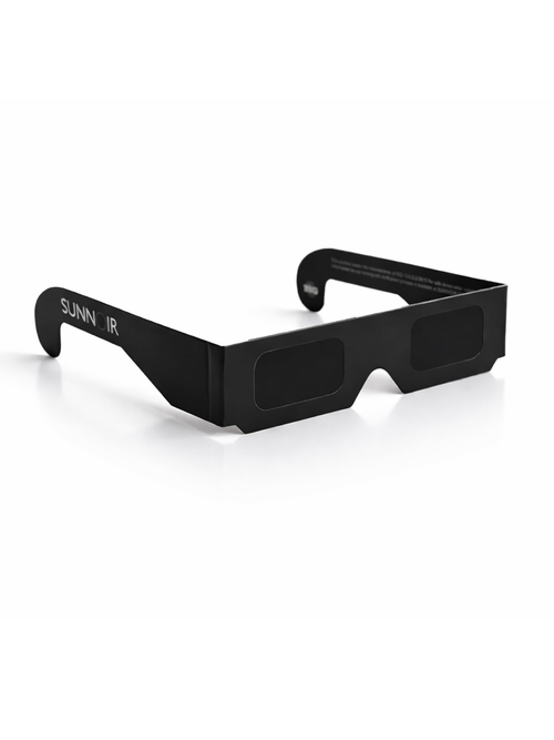 SUNNOIR Certified ISO 12312-2:2015 Solar Eclipse Glasses - Jet Black