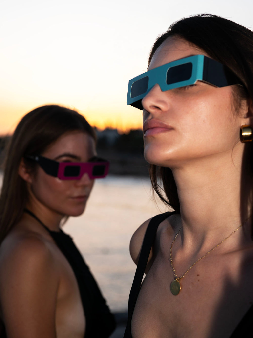 SUNNOIR Solar Eclipse Glasses - Aurora Teal