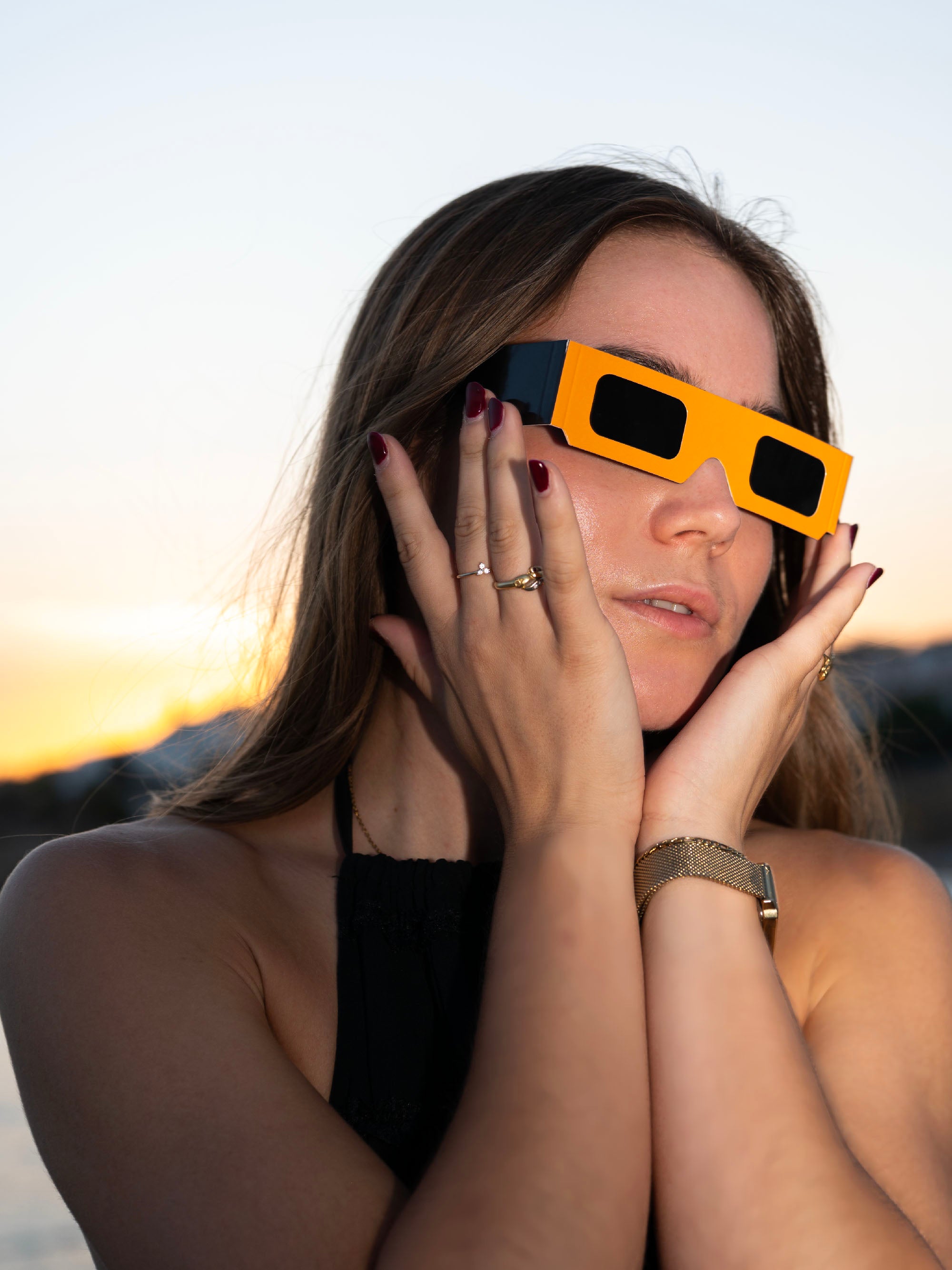 SUNNOIR Solar Eclipse Glasses - Corona Orange