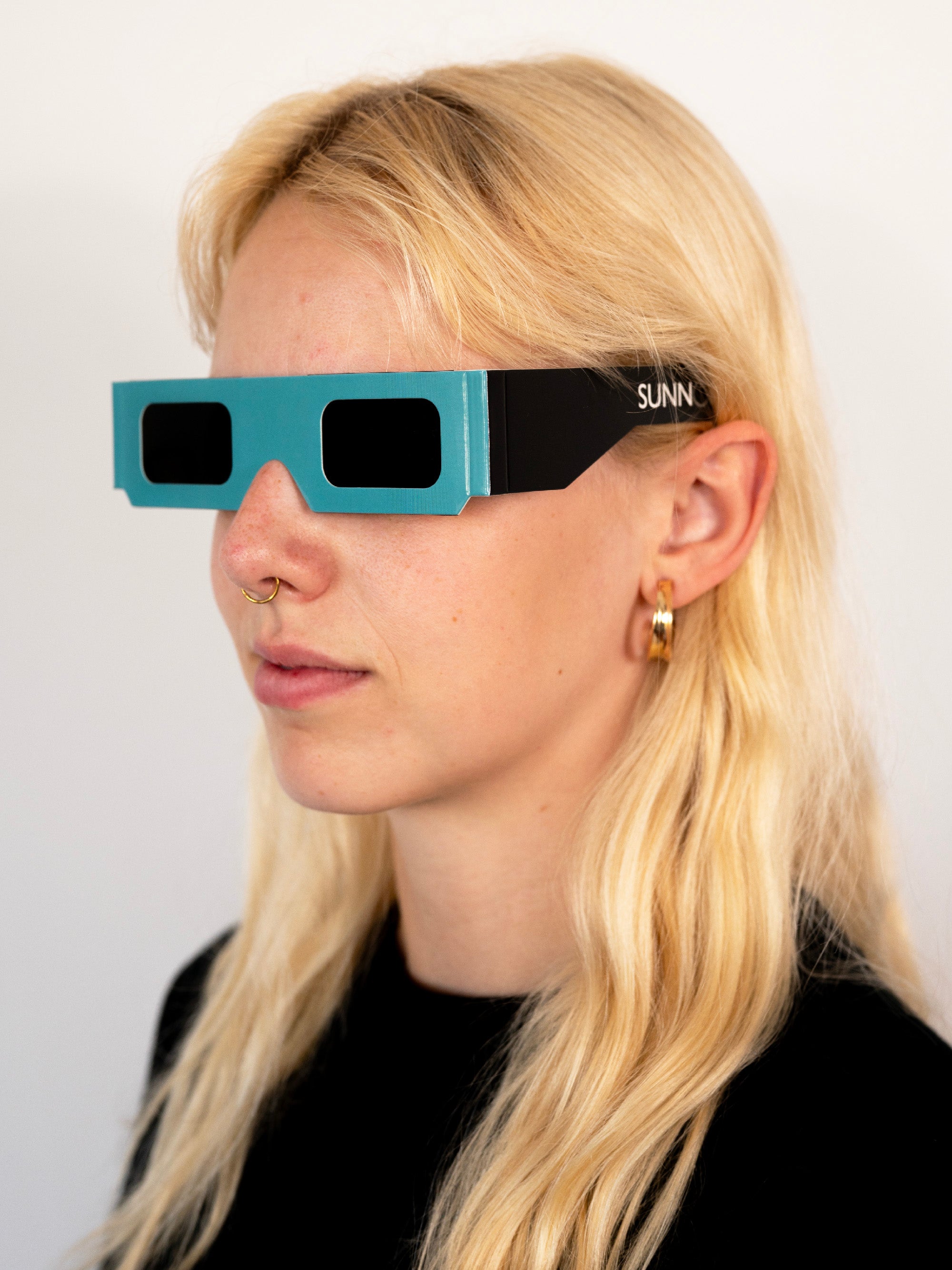 SUNNOIR Solar Eclipse Glasses - Aurora Teal