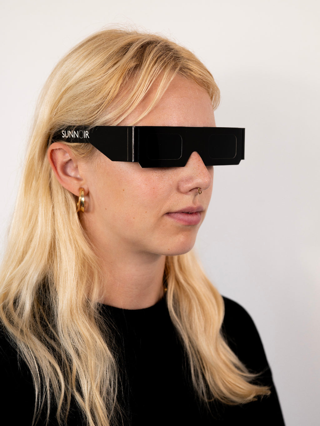 SUNNOIR Solar Eclipse Glasses - Totality Jet Black